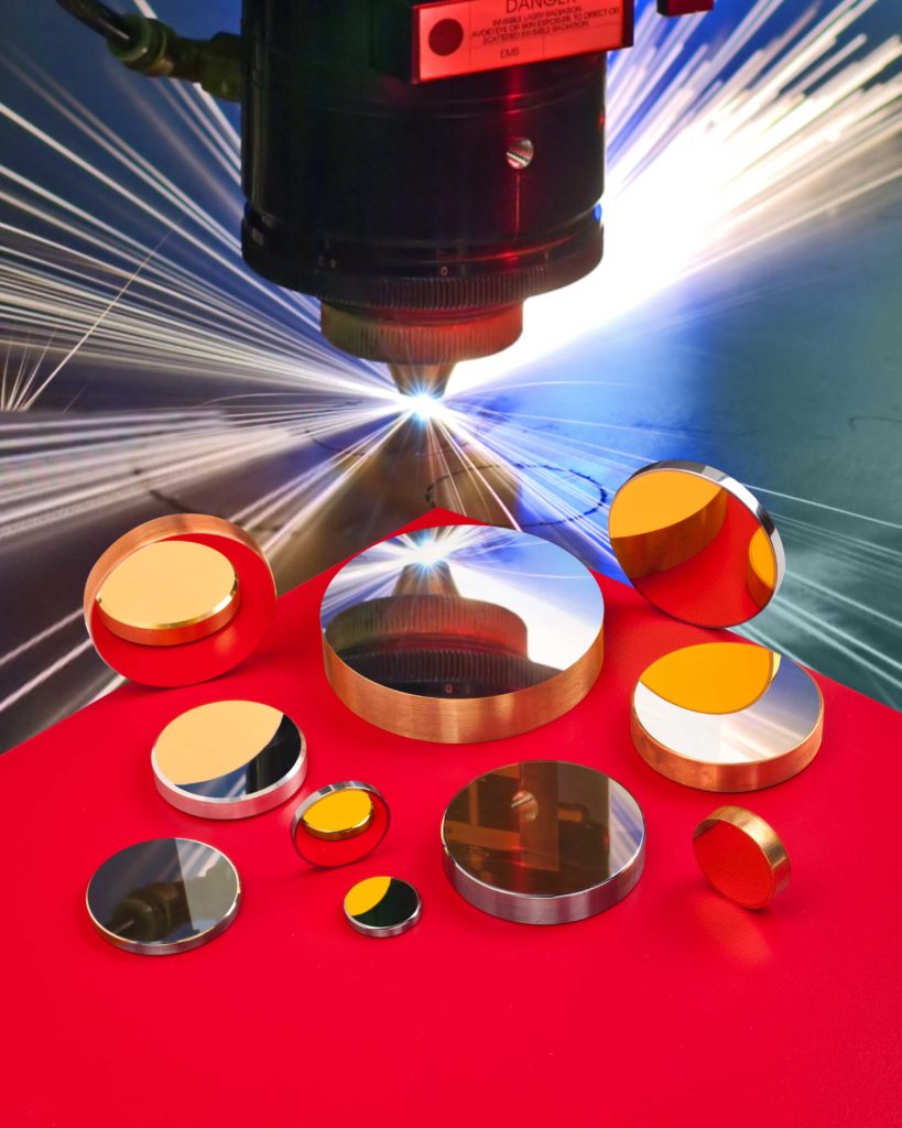 ATFR mirror absorbing thin film reflector for preventing back-reflection in laser systems.